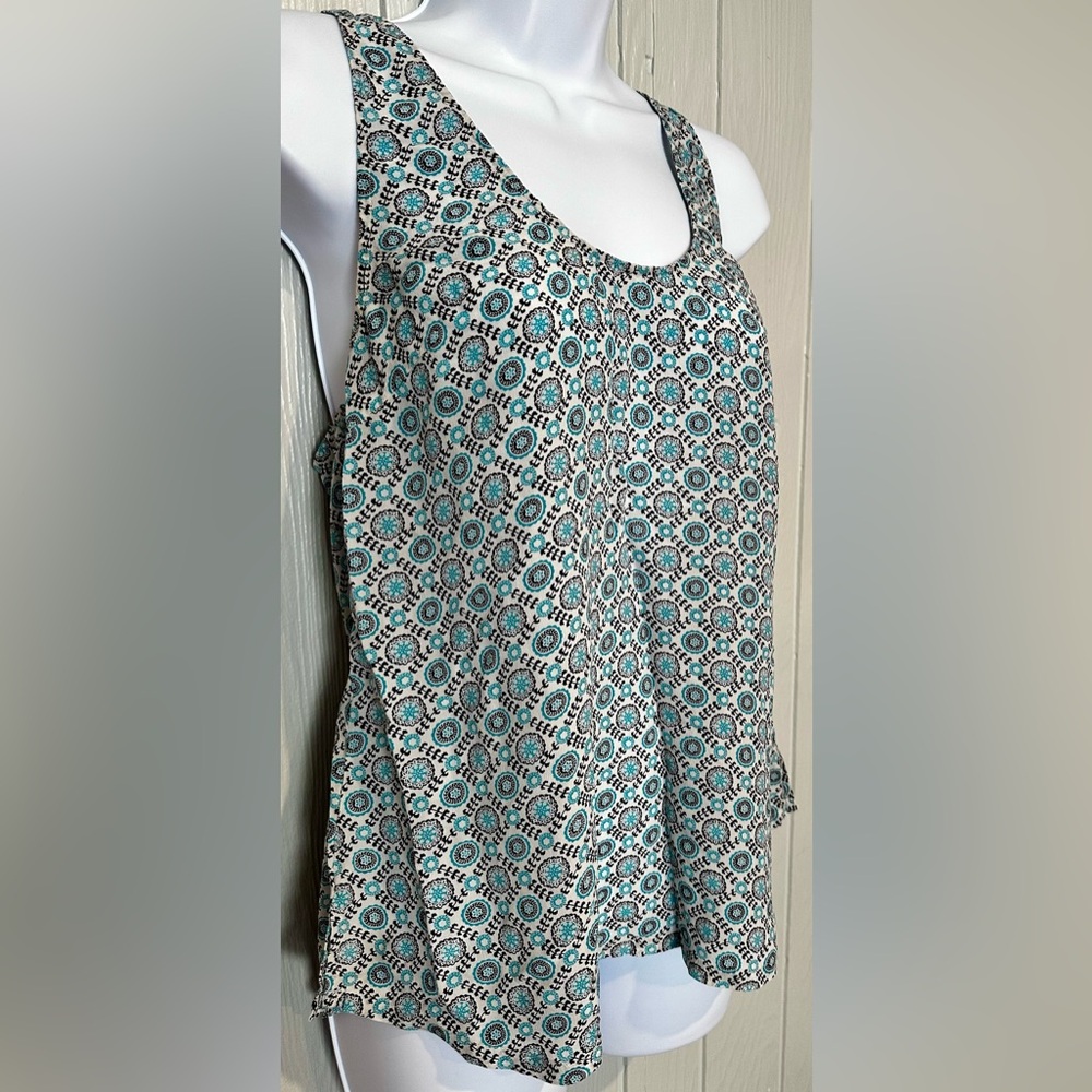 Joie 100% Silk Patterned Tank Top - FINAL PRICE - Picture 4 of 7